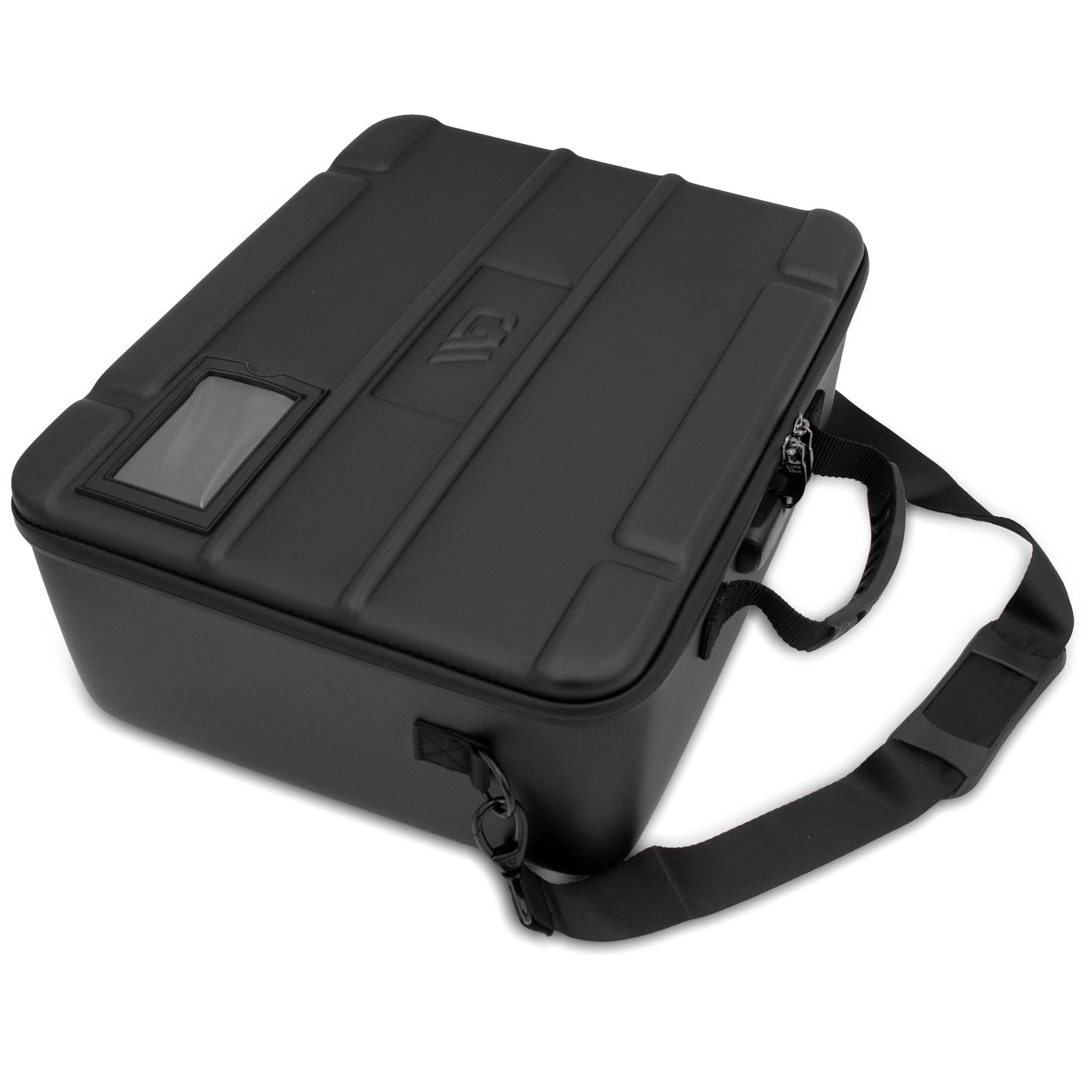 CASEMATIX 144 Slot Miniature Storage Case with Programmable Lock - 4 Foam Trays, Shoulder Strap for Mini Figures & Collectibles | Perfect for Tabletop Gaming, Warhammer, D&D Miniatures Storage & Transport