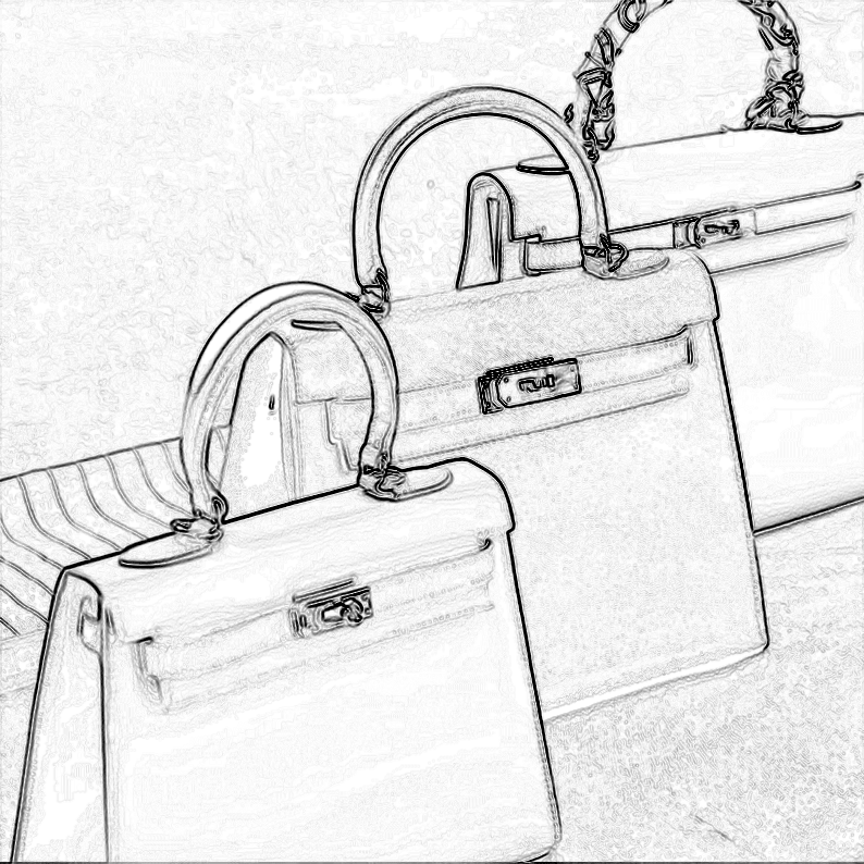 Premium Kraft Leather Bag - Sellier Kelly Inspired Handbag for Women | Elegant & Durable | Perfect for Work, Travel & Everyday Use