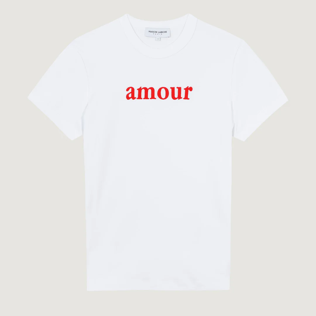 Amour Montherlant Graphic T-Shirt for Men - Soft Cotton White Tee - Casual Wear & Street Style Outfit
