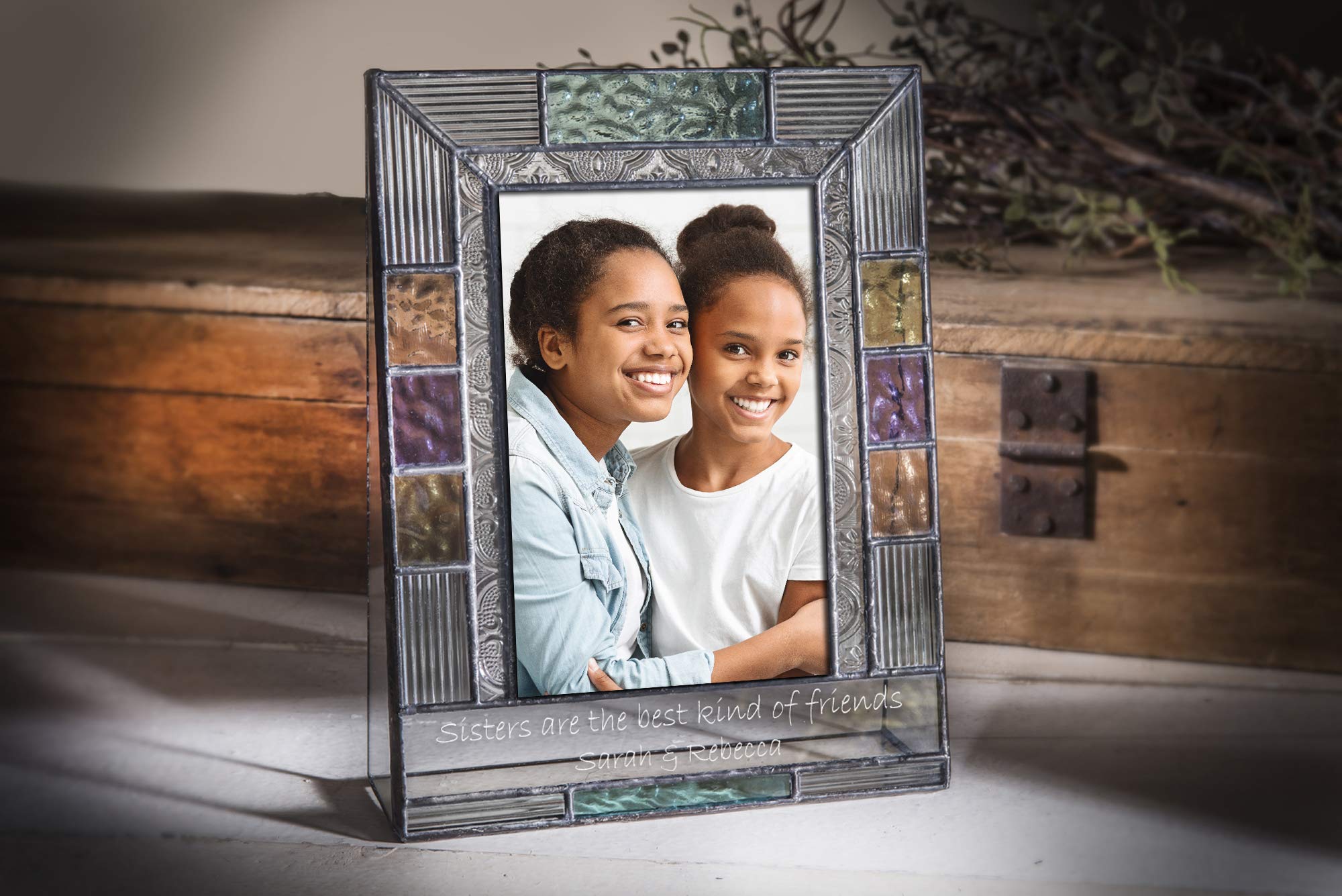 Personalized Sister Photo Frame 4x6 - Engraved Keepsake Gift for Sisters, Home Decor