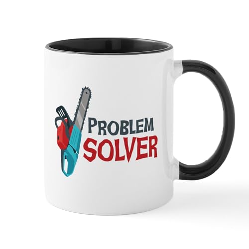 White/Black Inside - Problem Solver Mugs