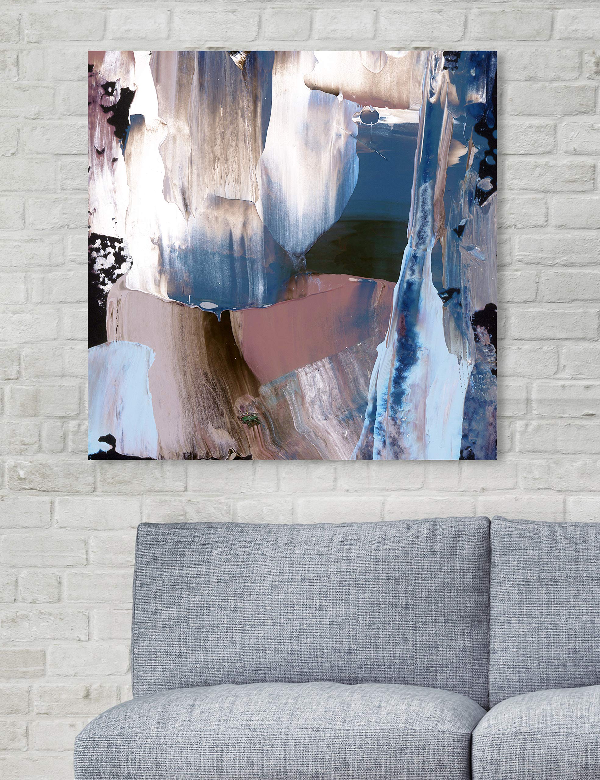 Abstract Wall Art Canvas Print 'Life Square' - 24