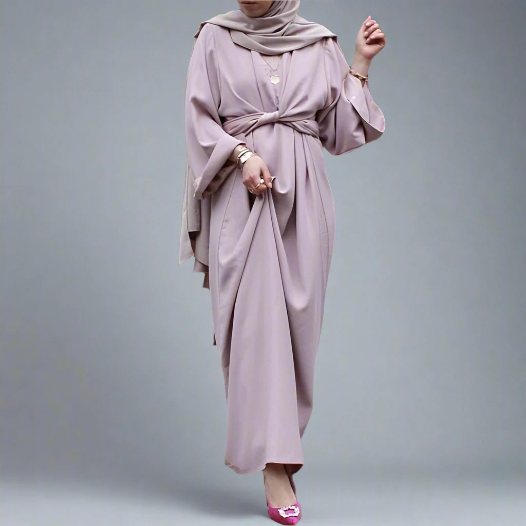 Elegant Modest Abaya Dress for Muslim Women - Versatile & Stylish Islamic Clothing for Prayer, Daily Wear & Special Occasions
