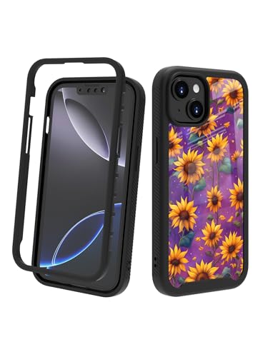 Purple Sunflower Starry Sky 050
