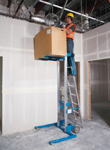 Genie Lift GL 8 Material Lift - Heavy Duty Aluminum Construction for Construction & Warehouse Use - Perfect for Lifting Drywall, Lumber & Building Supplies