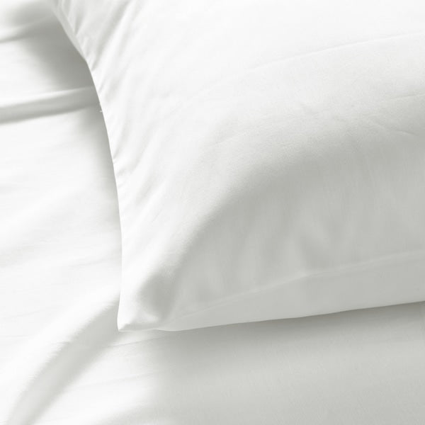 Pillowtex Euro Square Size Cotton Pillow Protector with Zippered Enclosure - Hypoallergenic & Breathable for Bedroom, Guest Room, and Hotel Use