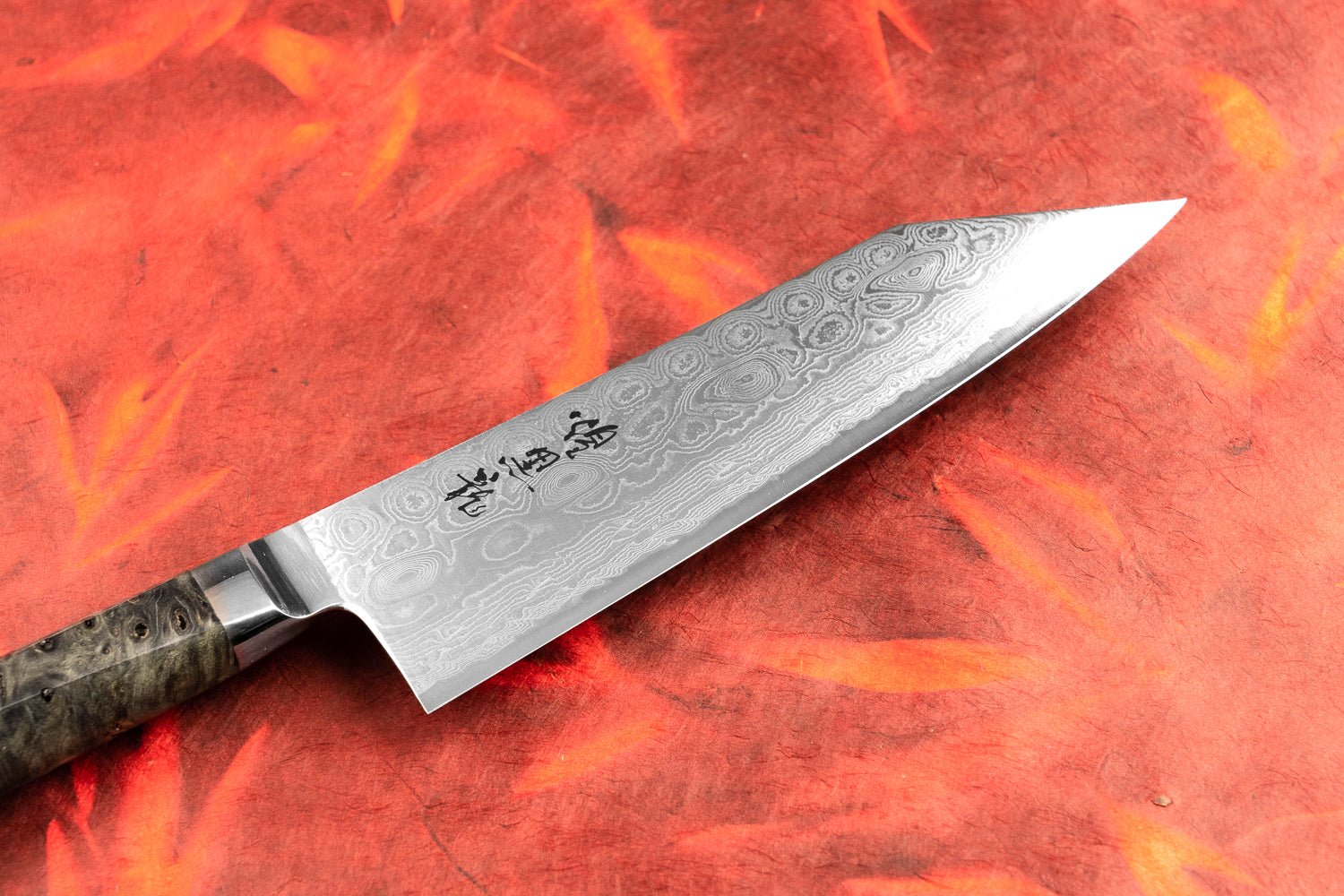 Premium Ryusen Oukokuryu Santoku Knife 170mm - High Carbon Stainless Steel Japanese Kitchen Knife for Slicing, Dicing & Mincing - Perfect for Home Chefs & Professional Cooking