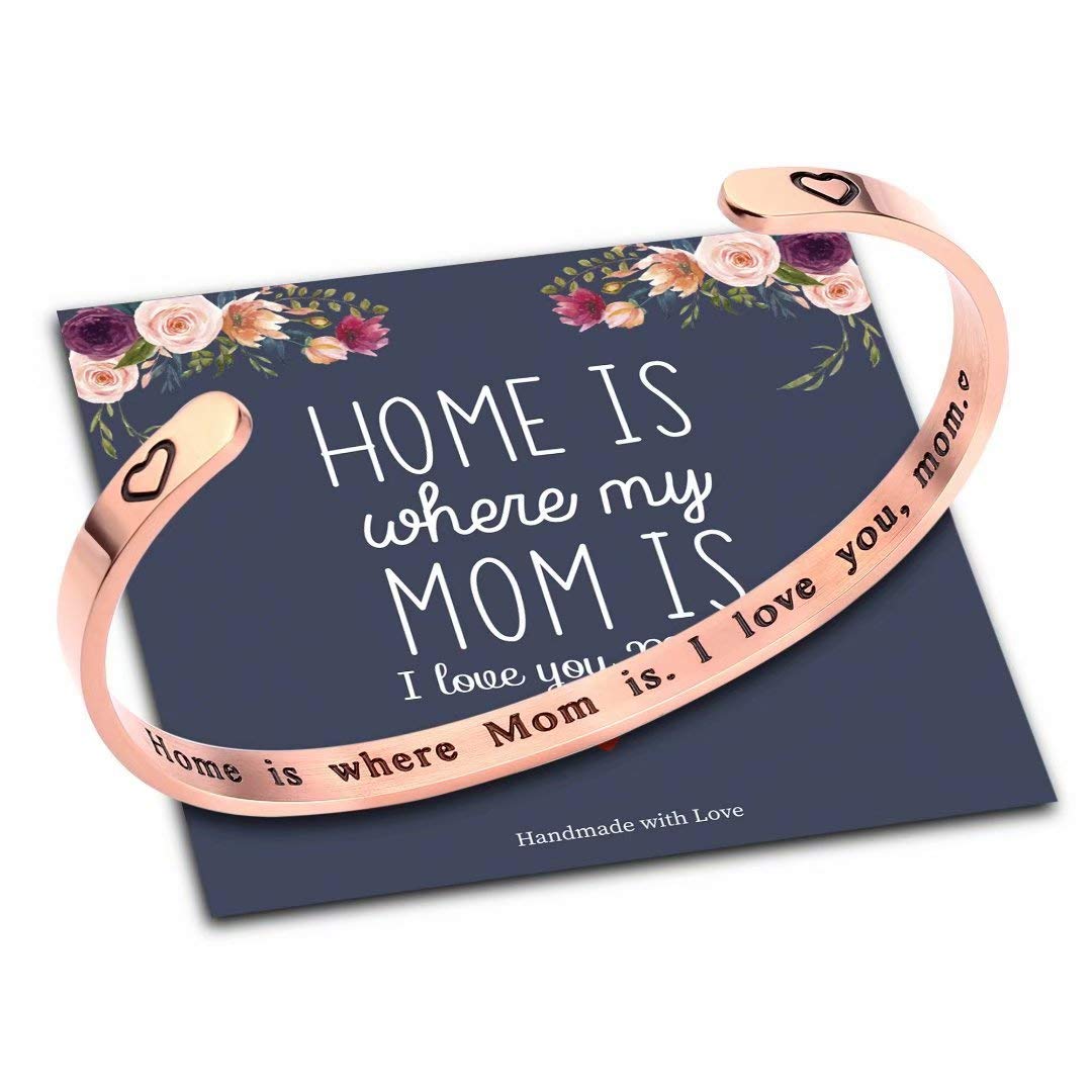Inspirational Quote Mantra Bracelets for Women & Girls - Funny Motivational Jewelry Gift for Best Friend, Mom, Daughter, Sister (Birthday, Mother's Day) - Comes in Gift Box - Perfect for Daily Wear, Yoga & Meditation