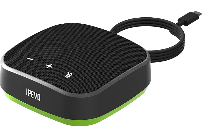 IPEVO VC A10 USB Speakerphone for Laptops, Tablets & Smartphones - Crystal Clear Conference Calls for Home Office & Remote Work