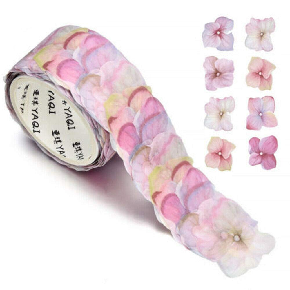 2800PCS Floral Washi Tape Set - 14 Rolls Decorative Masking Tape with Flower Petal Design for Scrapbooking, Journaling, Bullet Journal & Planner - Perfect for DIY Crafts, Gift Wrapping & Home Decor