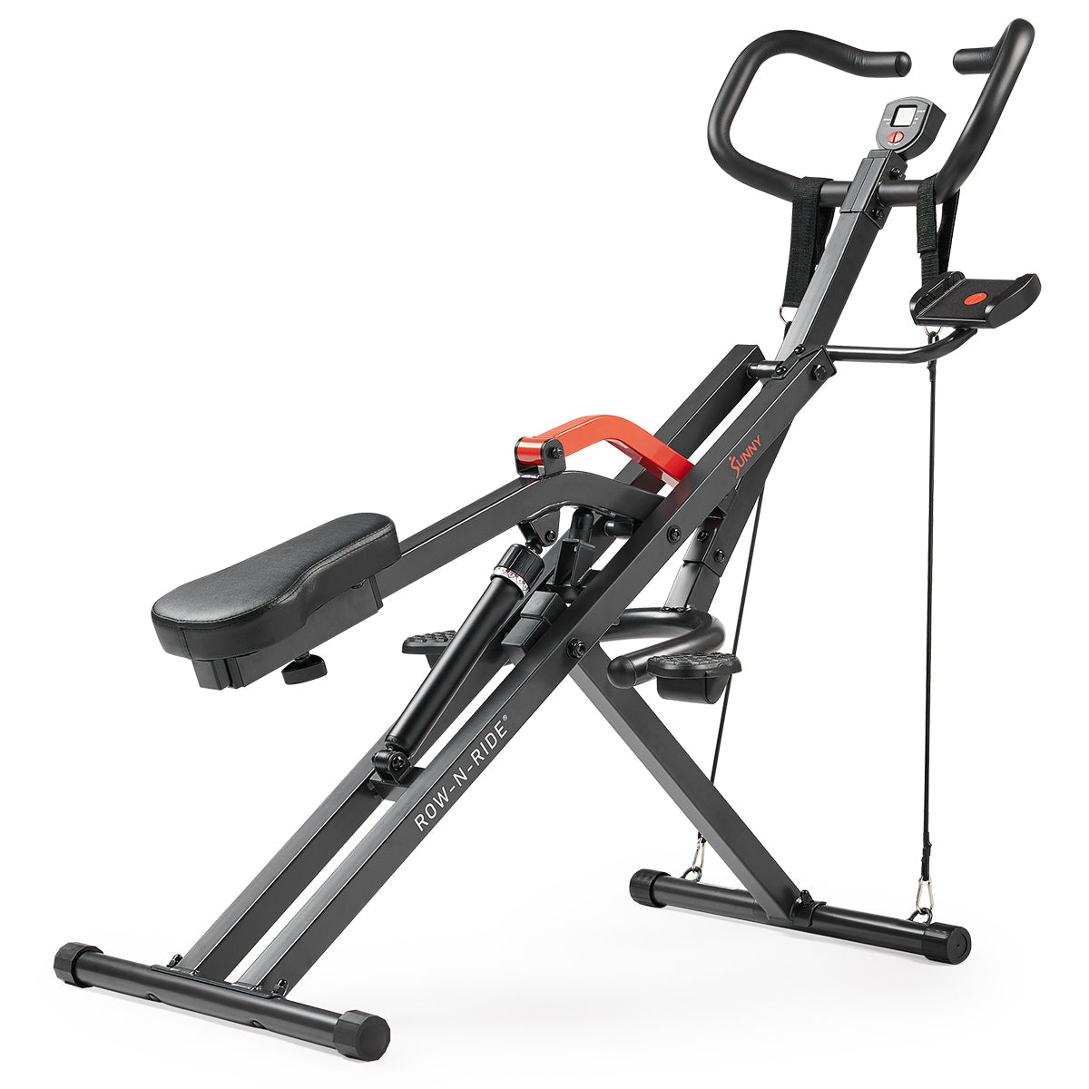 Row N Ride® PRO Smart Squat Assist Trainer - Adjustable Home Gym Equipment for Leg & Glute Workouts | Perfect for Strength Training, Toning & Rehabilitation Exercises