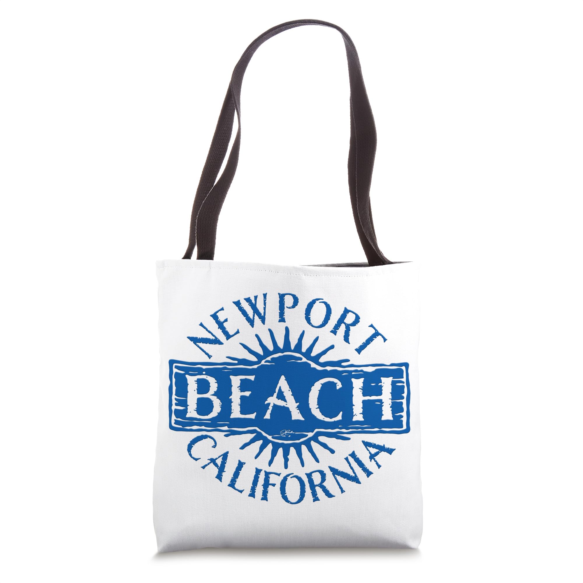 JCombs: Stylish Newport Beach California Tote Bag - Durable Canvas Beach Bag for Women, Perfect for Shopping, Travel & Beach Day Essentials