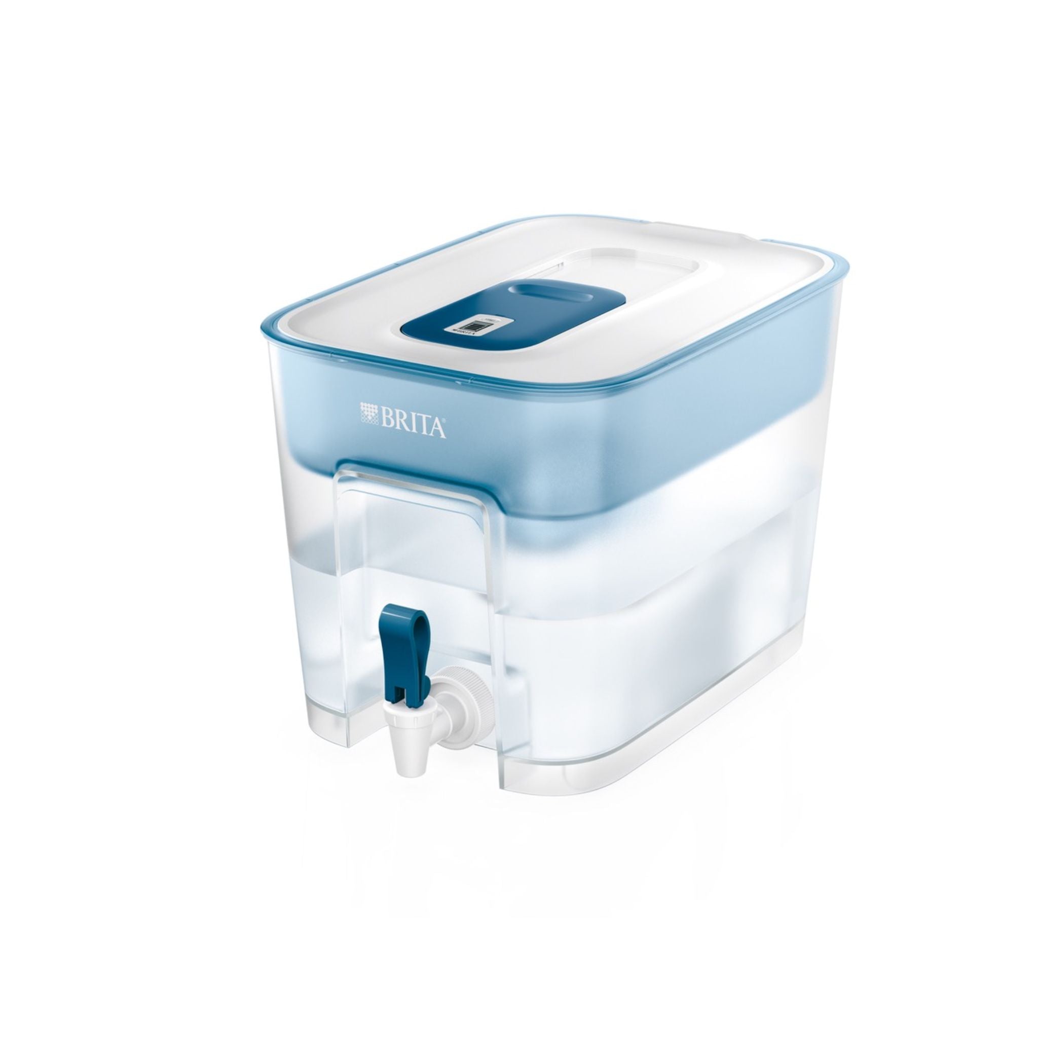 BRITA Flow Basic Blue Water Filter Pitcher - Replaceable Filter Cartridge for Clean & Fresh Drinking Water - Perfect for Home, Office & Kitchen Use