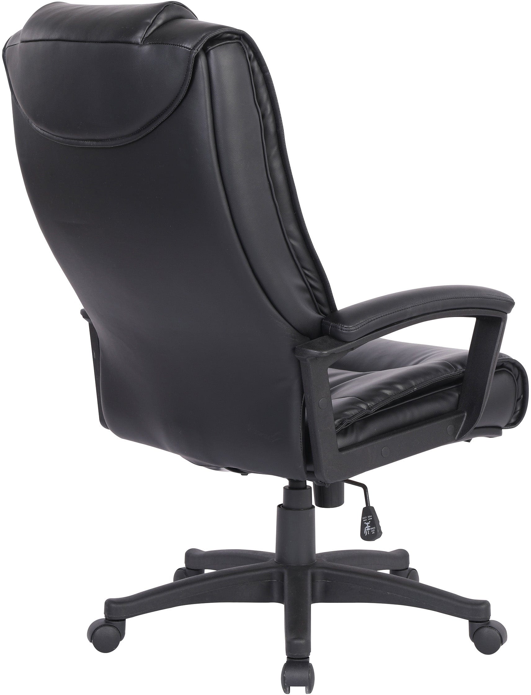 Office Star High Back Bonded Leather Executive Chair [EC5162] - Ergonomic Desk Chair for Home Office & Business, Comfortable Computer Chair for Long Hours Work