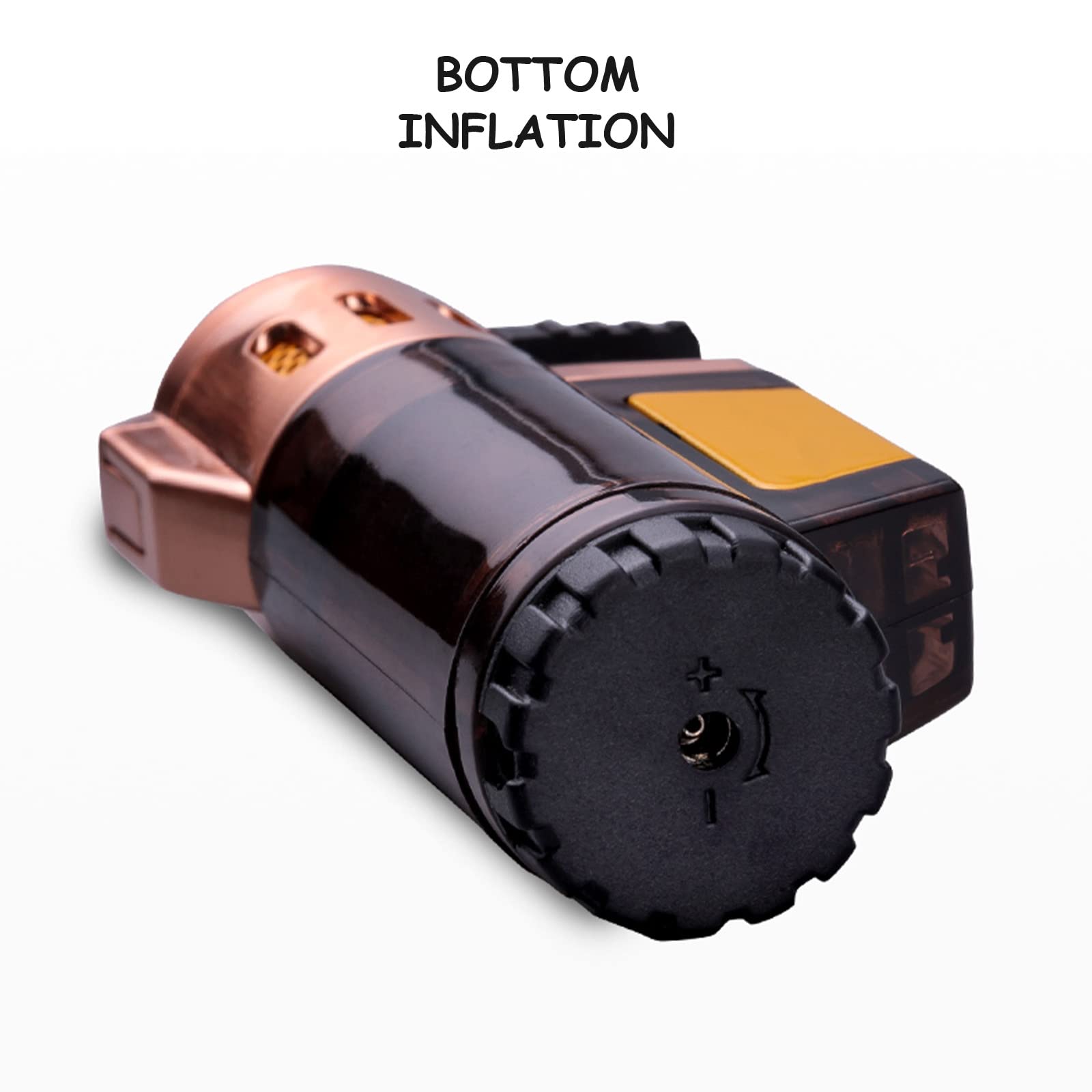 Windproof Triple Jet Torch Lighter for Cigars & Outdoor Use