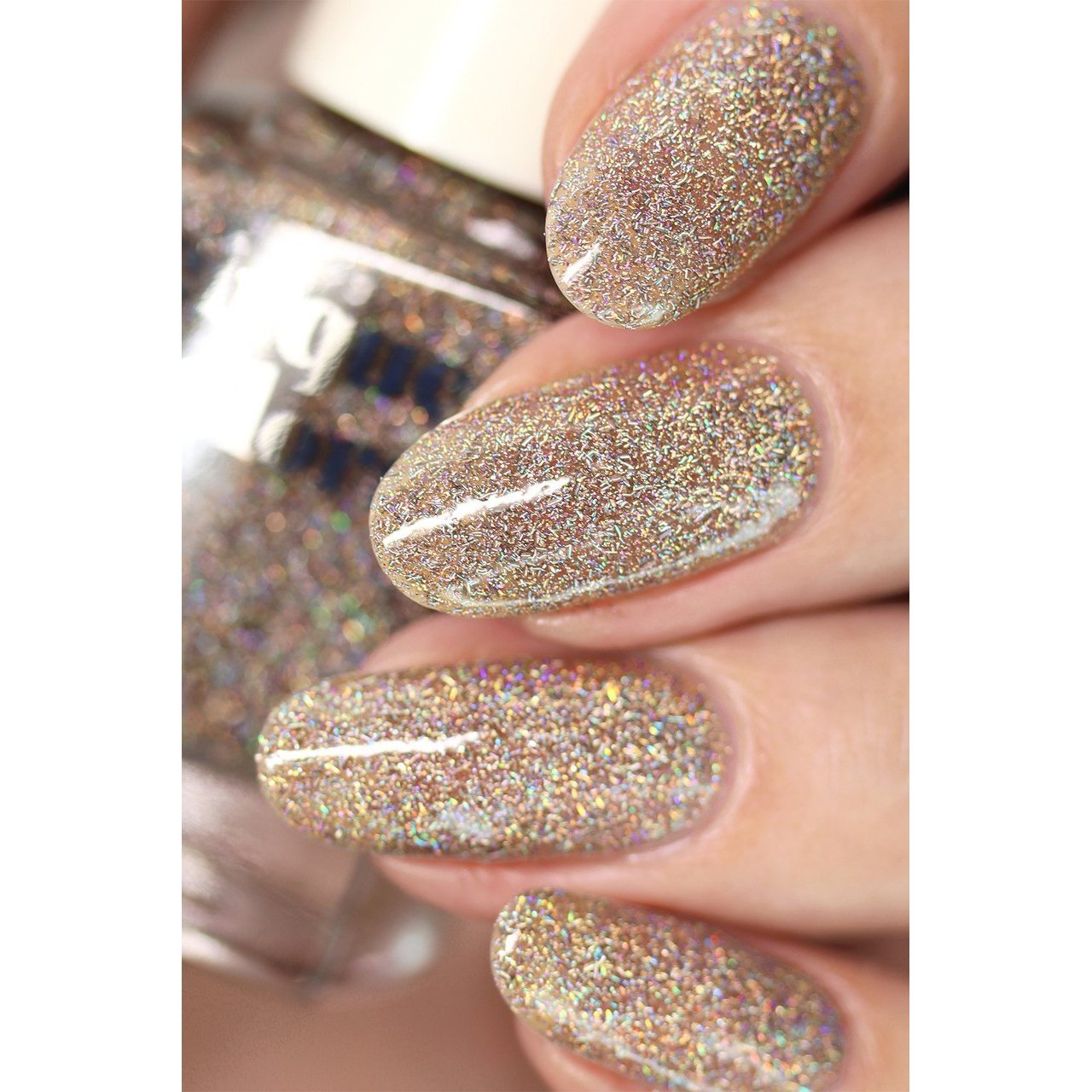 Cirque Colors Champagne Diamond Nail Polish - 0.37 oz Long Lasting Vegan & Cruelty Free Nail Lacquer for Women - Perfect for Manicures, Pedicures, and Special Occasions