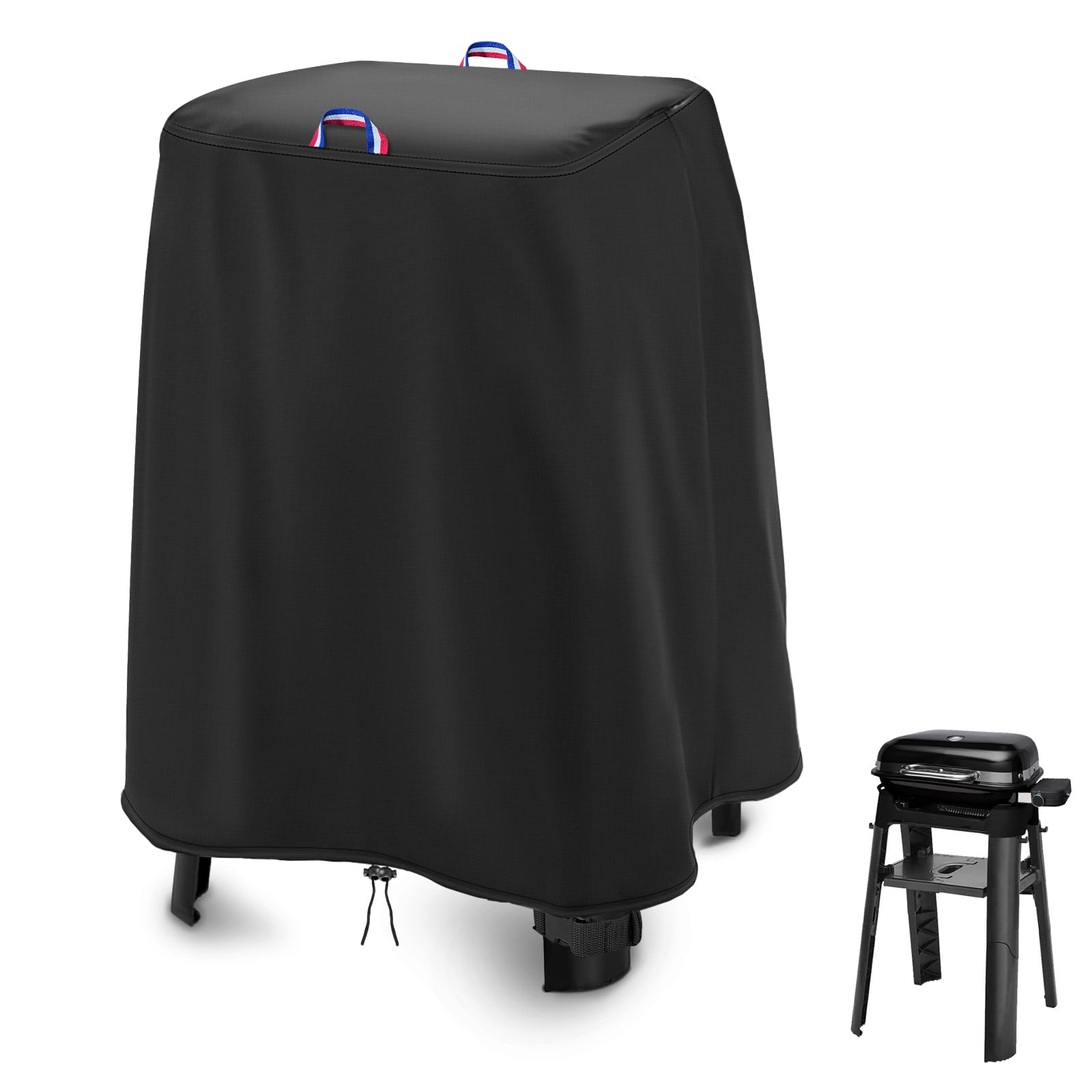 Weber Lumin Electric Grill Cover with Stand - Waterproof Outdoor BBQ Grill Protector for Patio, Deck & Backyard Use - Fits Electric Grills with Stand (Weatherproof & UV Resistant) - Perfect for Outdoor Cooking, Camping & Tailgating
