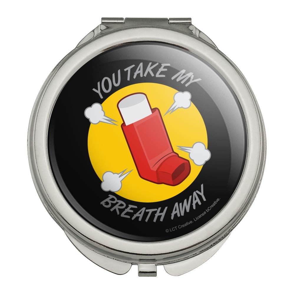 Funny Asthma Inhaler Compact Travel Purse - Humor Gift for Allergy Sufferers