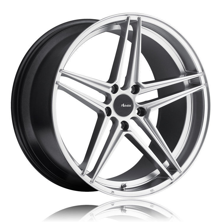 Advanti Rein Hyper Silver 19x9.5 +40 5x114.3mm 73.1mm Wheel Rims - High Performance Alloy Wheels for Sports Cars & Tuner Vehicles - Perfect for Street Racing & Car Shows