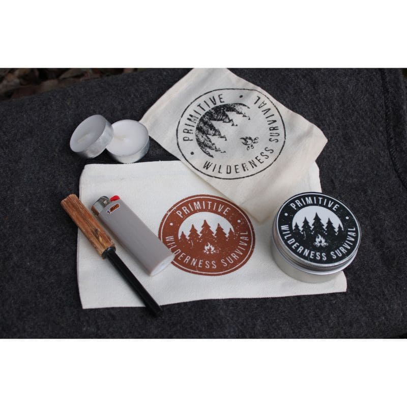 Primitive Wilderness Survival Kit for Outdoor Adventures - Essential Gear for Camping, Hiking & Emergency Preparedness
