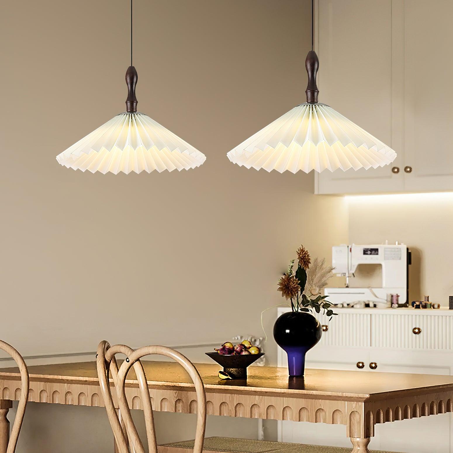 Elegant Handmade Flower Paper Pendant Lamp - Boho Chic Ceiling Light for Bedroom, Living Room & Dining Room Decor