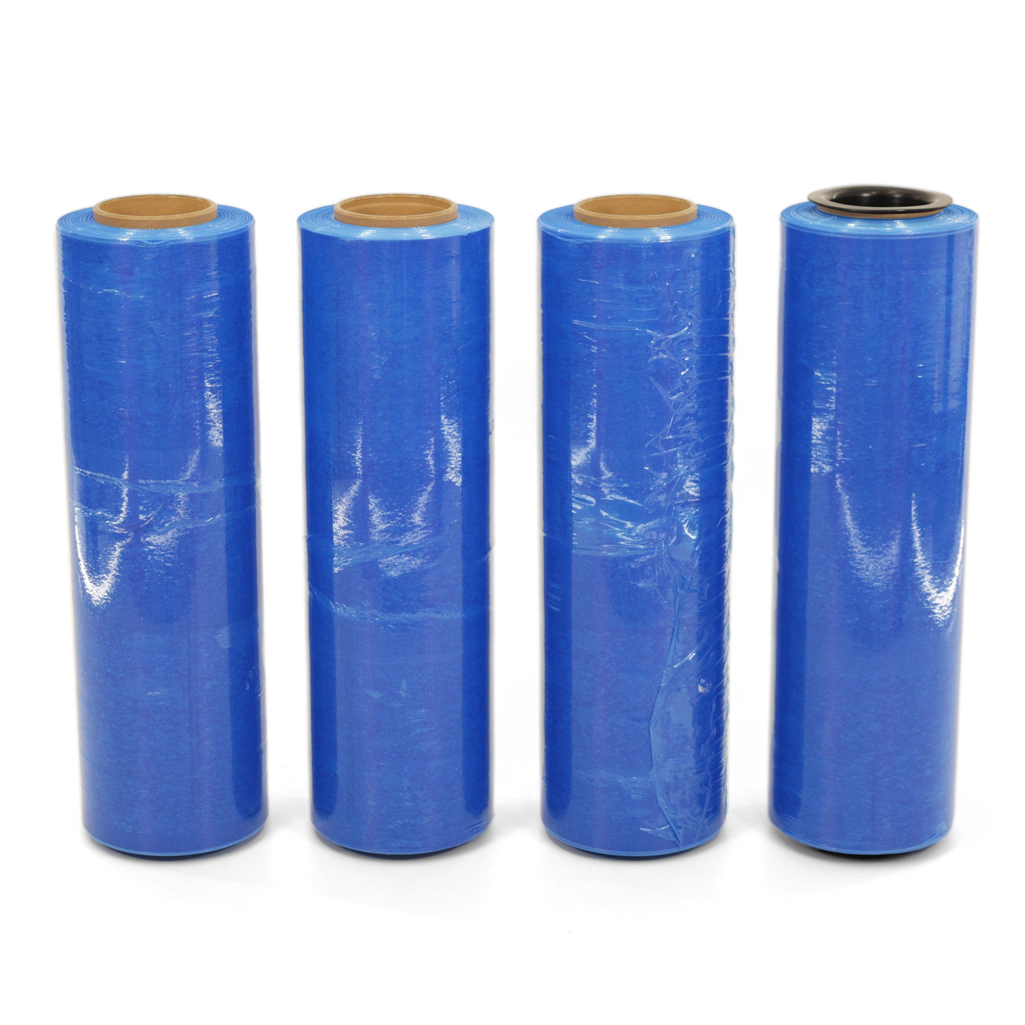 80 Gauge Blue Stretch Wrap Film - 1500 ft Roll (18
