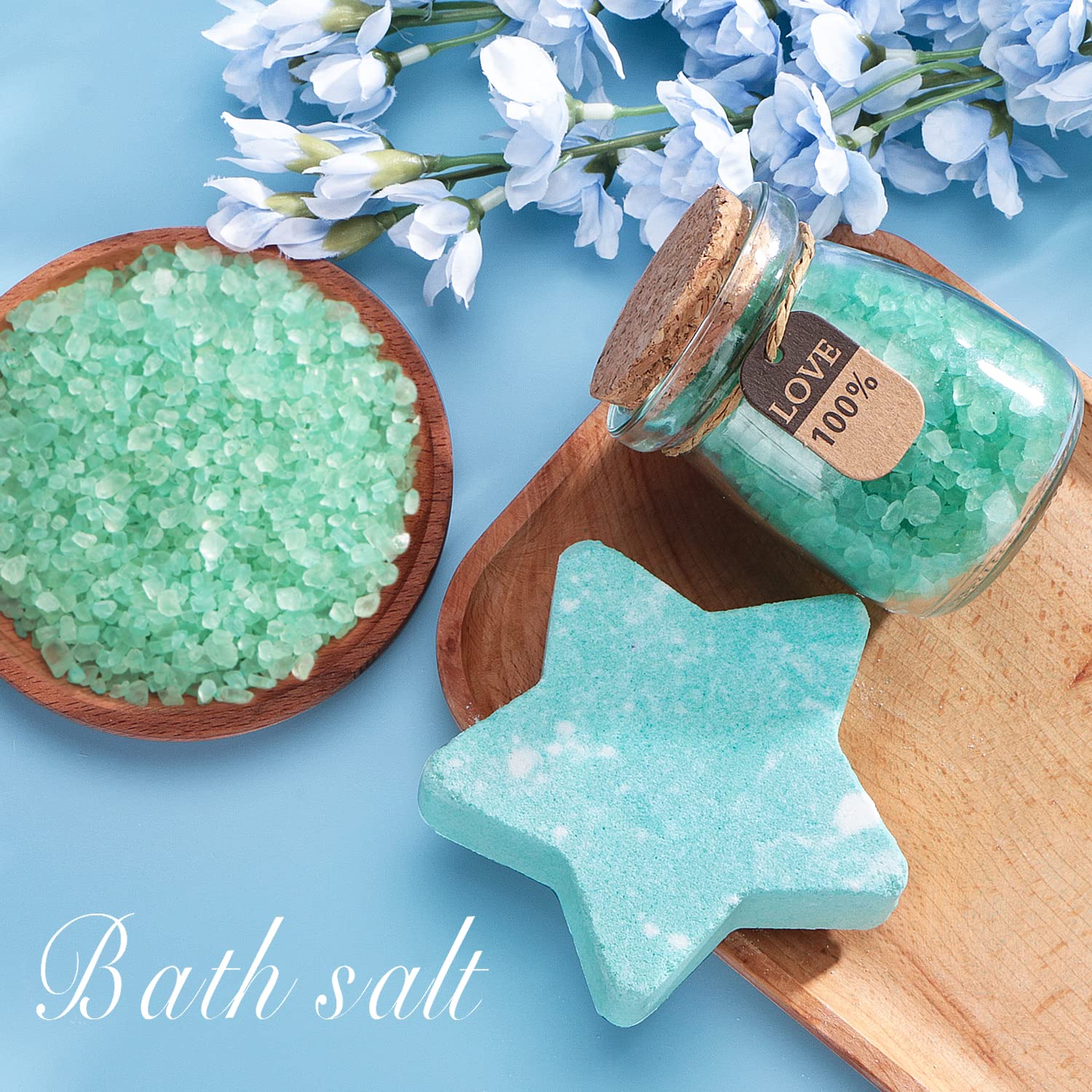 Relaxing Spa Bath Gift Set for Women - Self Care Birthday Gifts for Her, Mum, Wife, Sister & Friends | Unique Wellbeing Present with Bath Salts, Candles & More | Perfect for Pampering, Stress Relief & Special Occasions
