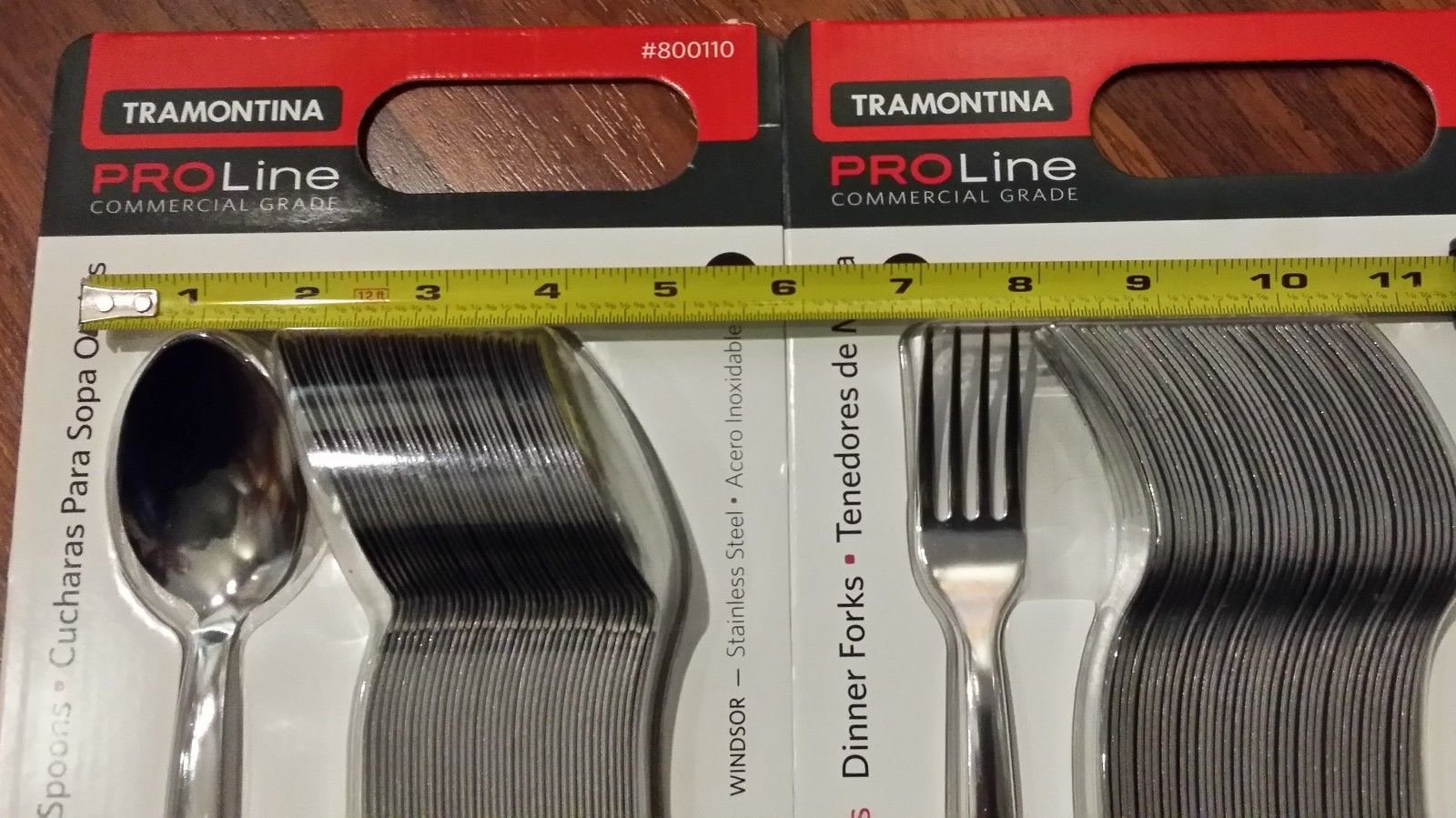Tramontina Pro Line 36-Piece Dinner Fork & Soup Spoon Set - Commercial Grade 18/10 Stainless Steel Flatware for Restaurants, Catering & Home Dining