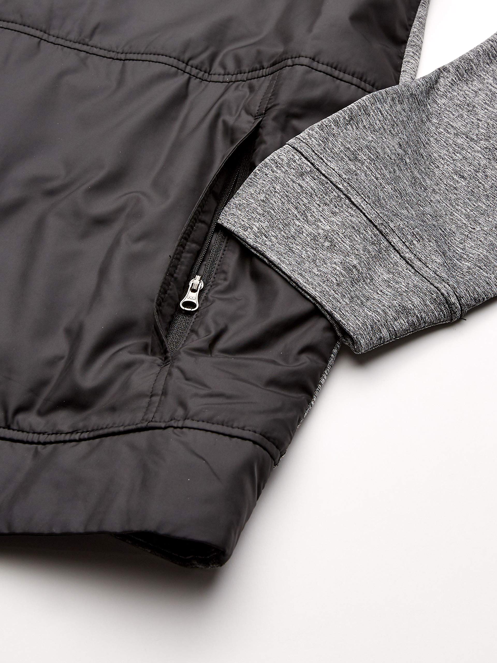 Cutter & Buck Men's Moisture Wicking Drytec Heathered Stealth Full Zip Jacket - Lightweight Water-Resistant Windbreaker for Golf, Hiking & Outdoor Activities