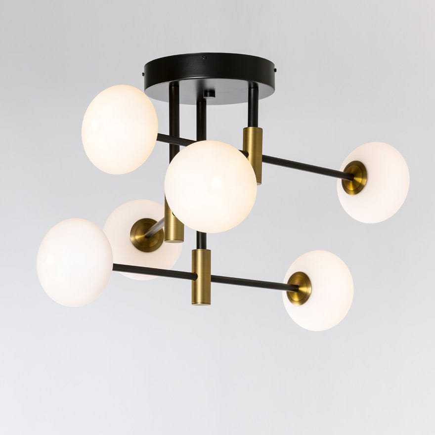 APENERA Modern Ceiling Light Fixture - Energy Efficient LED Flush Mount for Living Room, Bedroom, Kitchen & Office Lighting