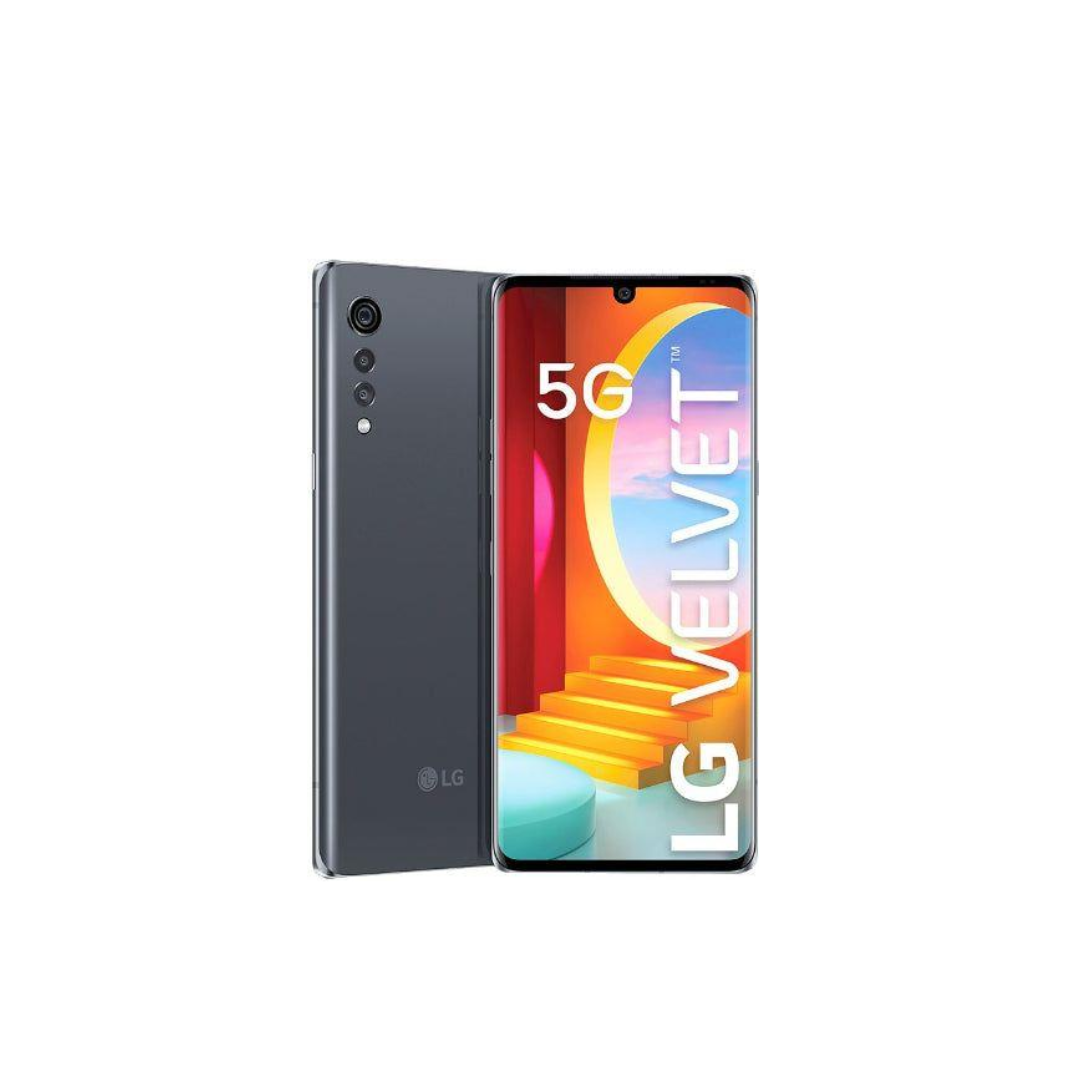 LG Velvet 128GB Aurora Gray Unlocked GSM Smartphone for AT&T - Premium 5G Display, Dual Camera, Long Battery Life - Perfect for Streaming, Gaming & Business Use