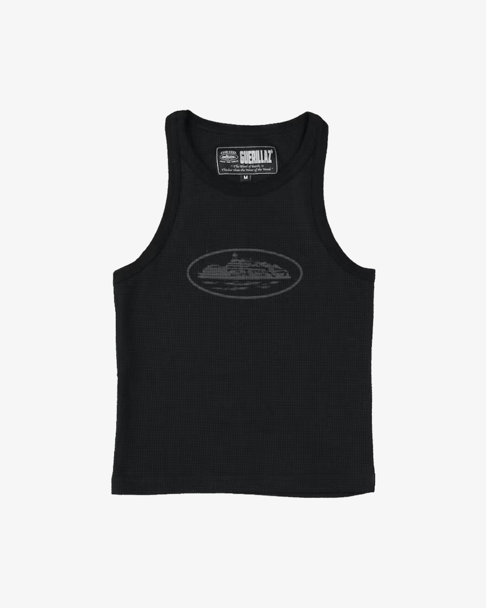 CORTEIZ GUERILLAZ Triple Black Women's Tank Top - Gym, Workout & Casual Wear for Active Lifestyles