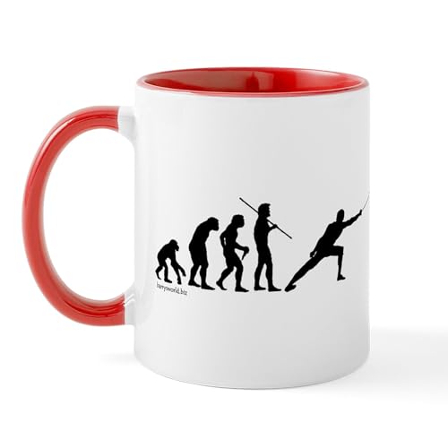White/Red Inside - Fencing Evolution Mug