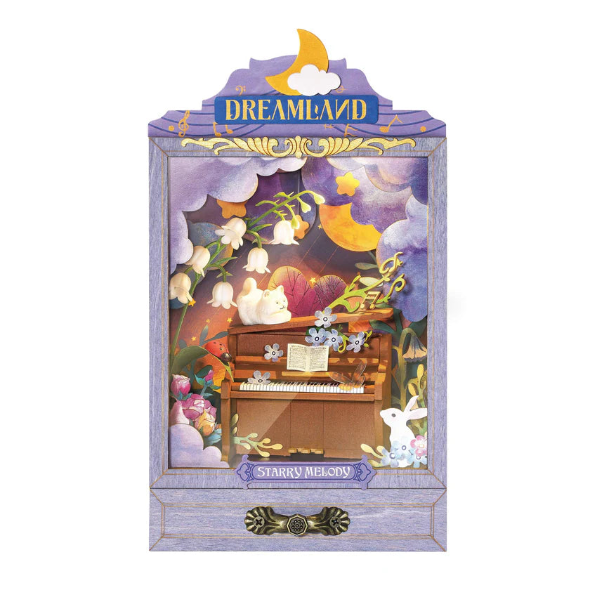 DIY Miniature House Kit: Starry Melody - Creative Craft Kit for Adults & Teens - Perfect for Home Decor, Gift Giving & Relaxation Therapy