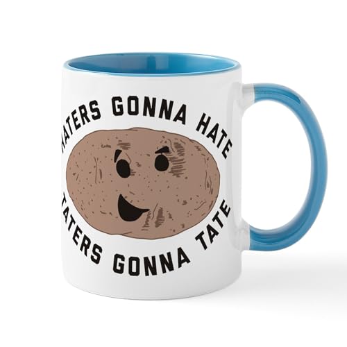 White/Blue Inside - Haters Gonna Hate Taters Gonna T
