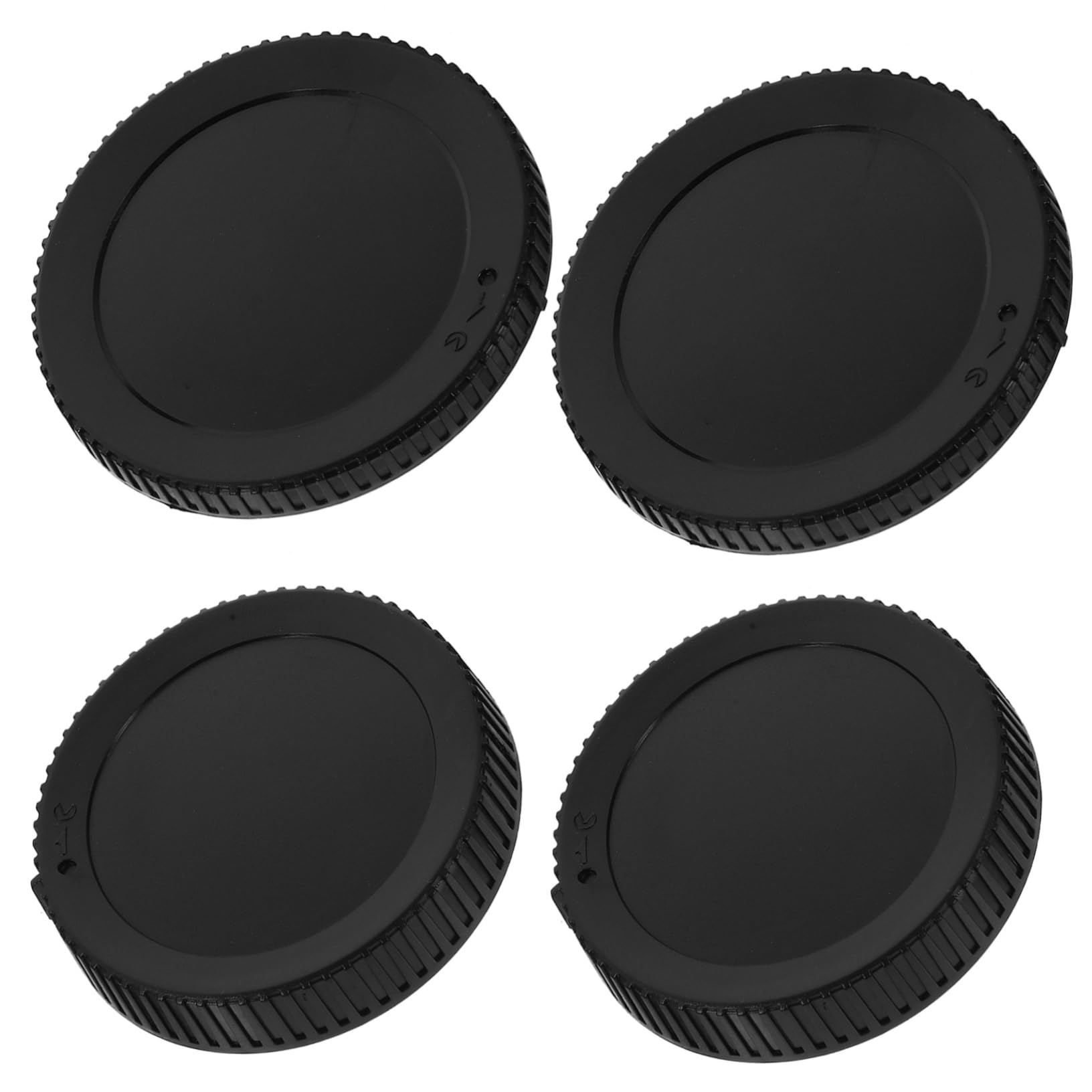 Mikikit 5-Pack Camera Lens Cap Set - Dust Proof Front & Rear Lens Caps Replacement for DSLR, Mirrorless Cameras - Perfect for Travel, Photography & Outdoor Shooting
