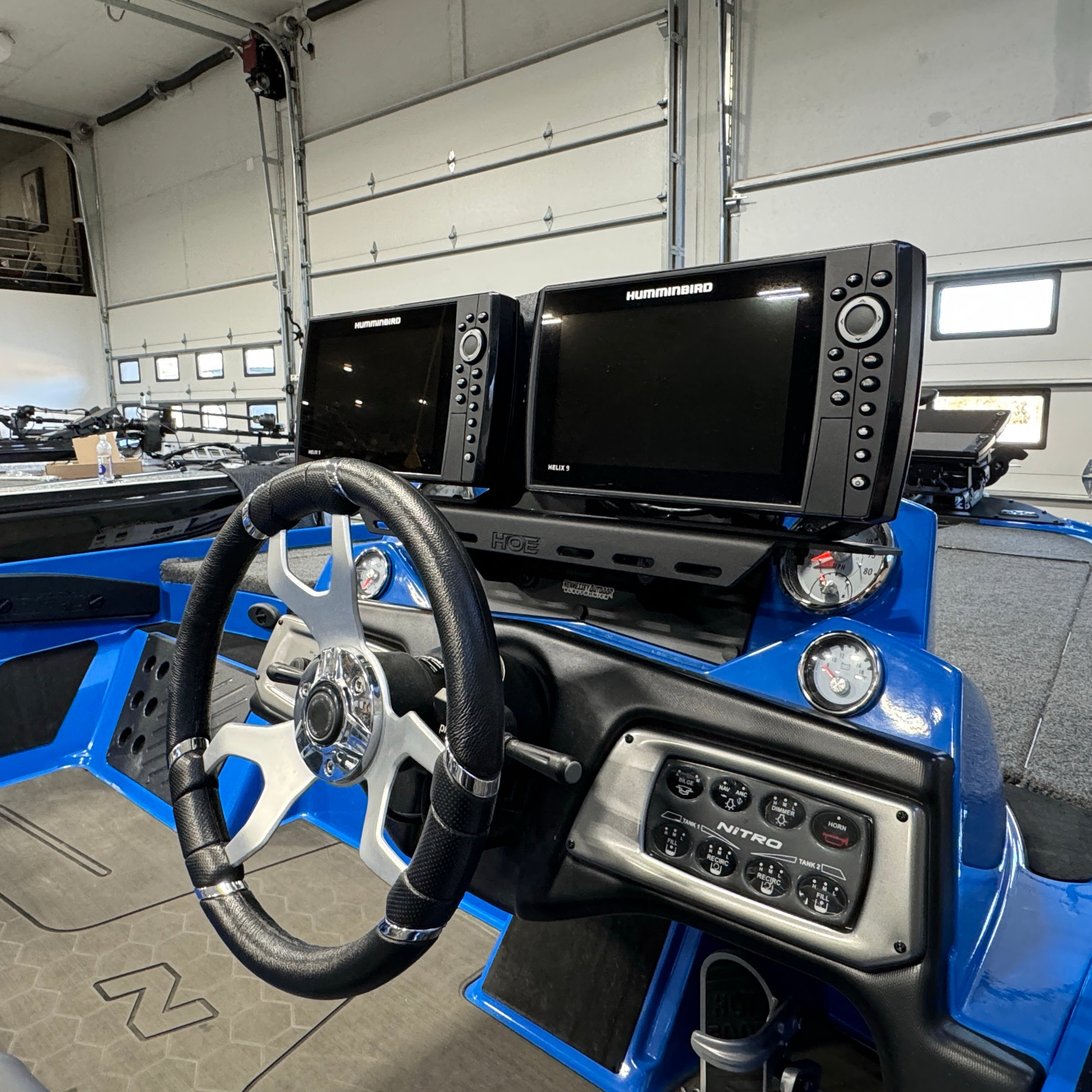H.O.E. Dual Console Mount System for Nitro Z18 & Z21 Boats (2020+) - Perfect for Fishing Rod Holders & Electronics Installation