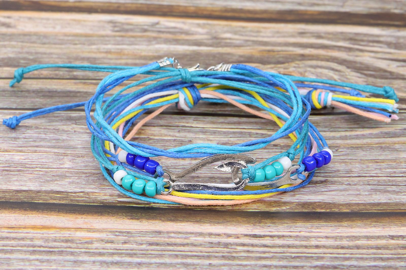 Handmade Seed Beaded Friendship Bracelets Set - Boho Woven Rope Bracelets for Women, Ankle Wrap Bracelet Jewelry Gift for Best Friend, Sister, Daughter | Perfect for Festivals, Beach Parties & Everyday Boho Style