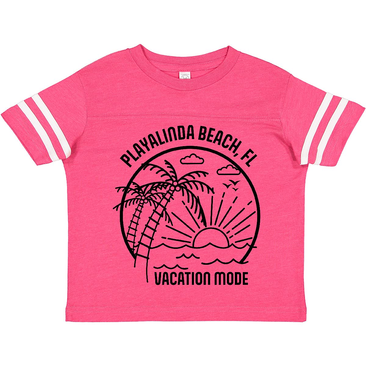 Inktastic Summer Vacation Mode Playalinda Beach Florida Toddler T-Shirt - Cute Florida Beach Outfit for Toddlers, Boys & Girls