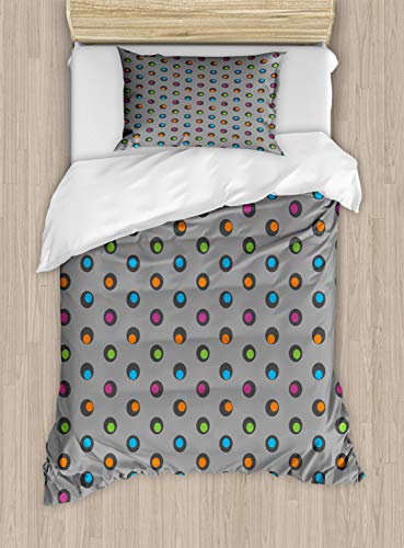 Pale Grey and Multicolor