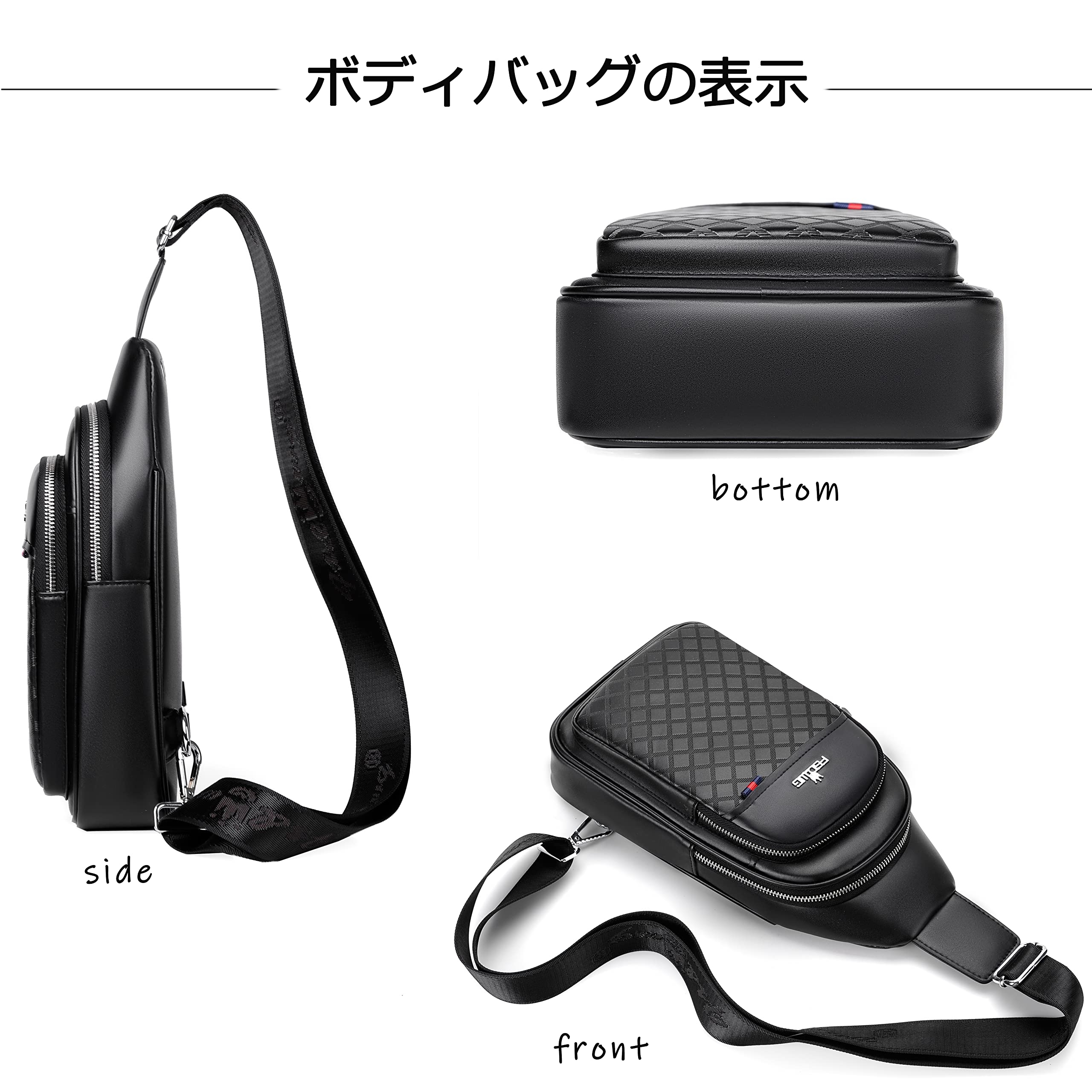 Water Resistant Messenger Bag for Men - FSD.WG Durable Office Briefcase & Travel Shoulder Satchel - Perfect for Work, Commuting & Business Trips