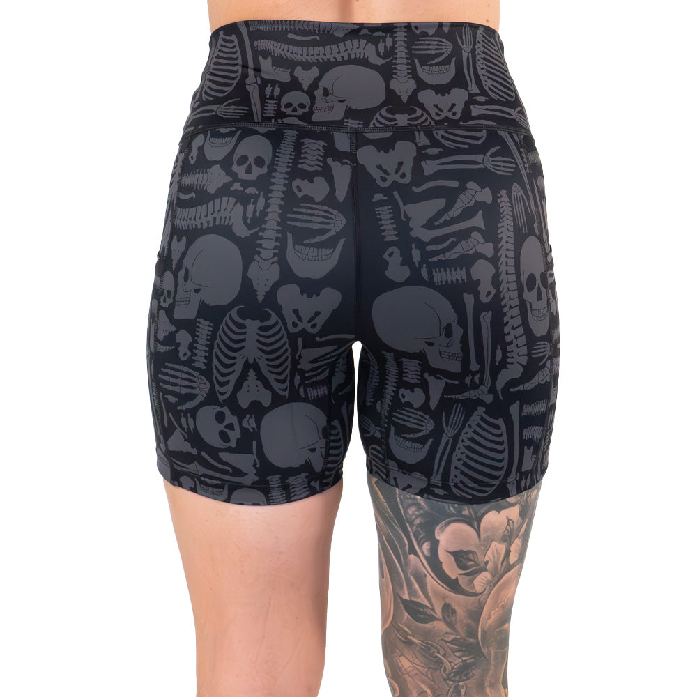 Baddie To The Bone Women's Fashion Shorts - Trendy High Waisted Summer Casual Shorts for Streetwear & Outfits | Perfect for Beach, Gym, and Everyday Wear