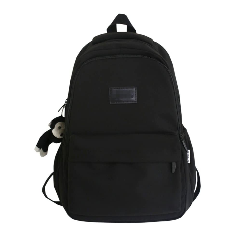 Stylish Large Capacity Laptop Backpack for Women & Men - Waterproof School Backpack with USB Charging Port - Perfect for College, Travel, Work & Outdoor Activities (Black) - Ideal for Students, Commuters & Digital Nomads