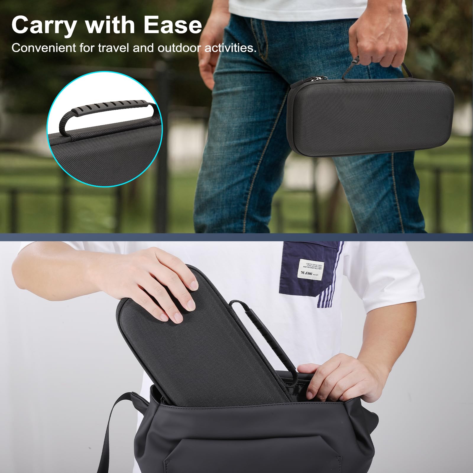 TiMOVO PS5 Portal Controller Case 2023, Protective EVA Carrying Case for Sony Playstation Portal, Storage Bag for Controller Accessories - Perfect for Travel, Gaming Parties & Home Organization