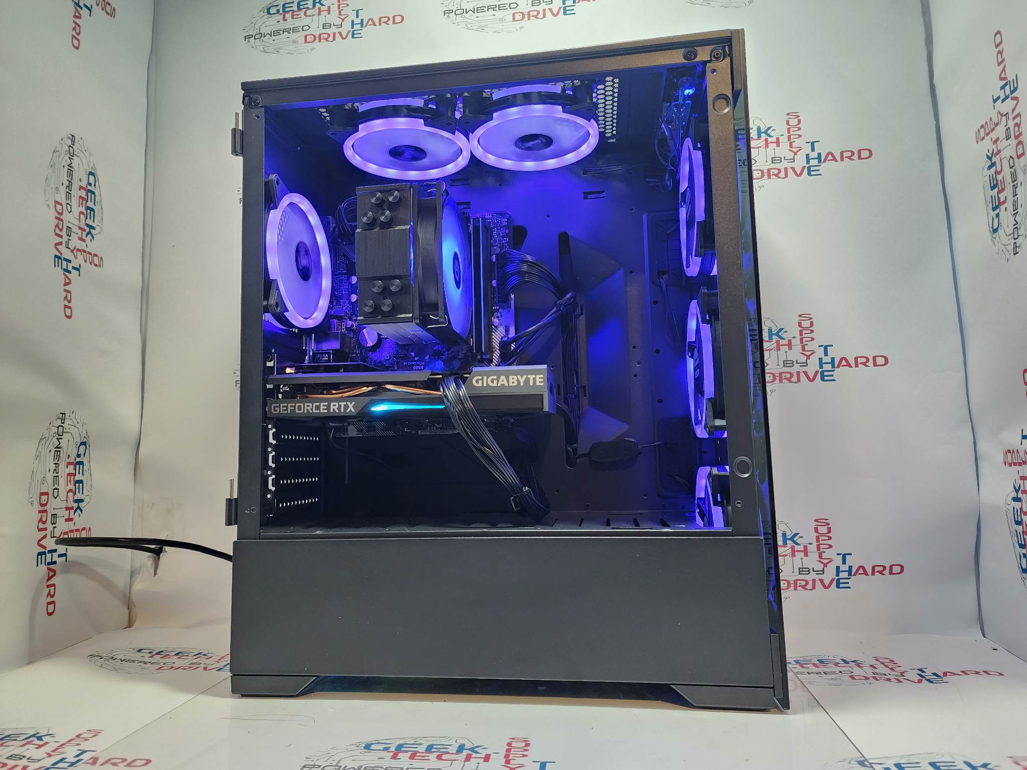 Custom Gaming PC Desktop Computer - AMD Ryzen 7 7800X3D, 1TB SSD, 64GB DDR5 RAM, NVIDIA RTX 5060, Black Vog B650 - Ultimate Gaming & Streaming Setup for Esports & 4K Gaming