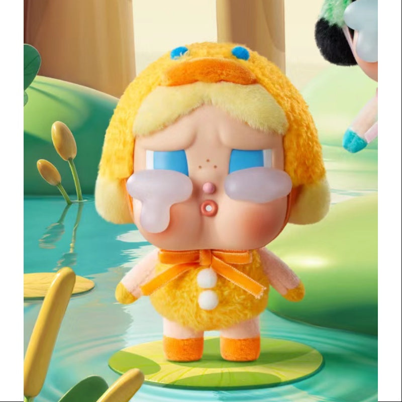 Crybaby Crying Again Series Vinyl Face Plush Duck Toy - Soft Cute Stuffed Animal for Kids, Collectors & Home Decor | Perfect Gift for Birthdays, Valentine's Day & Nursery Decorations