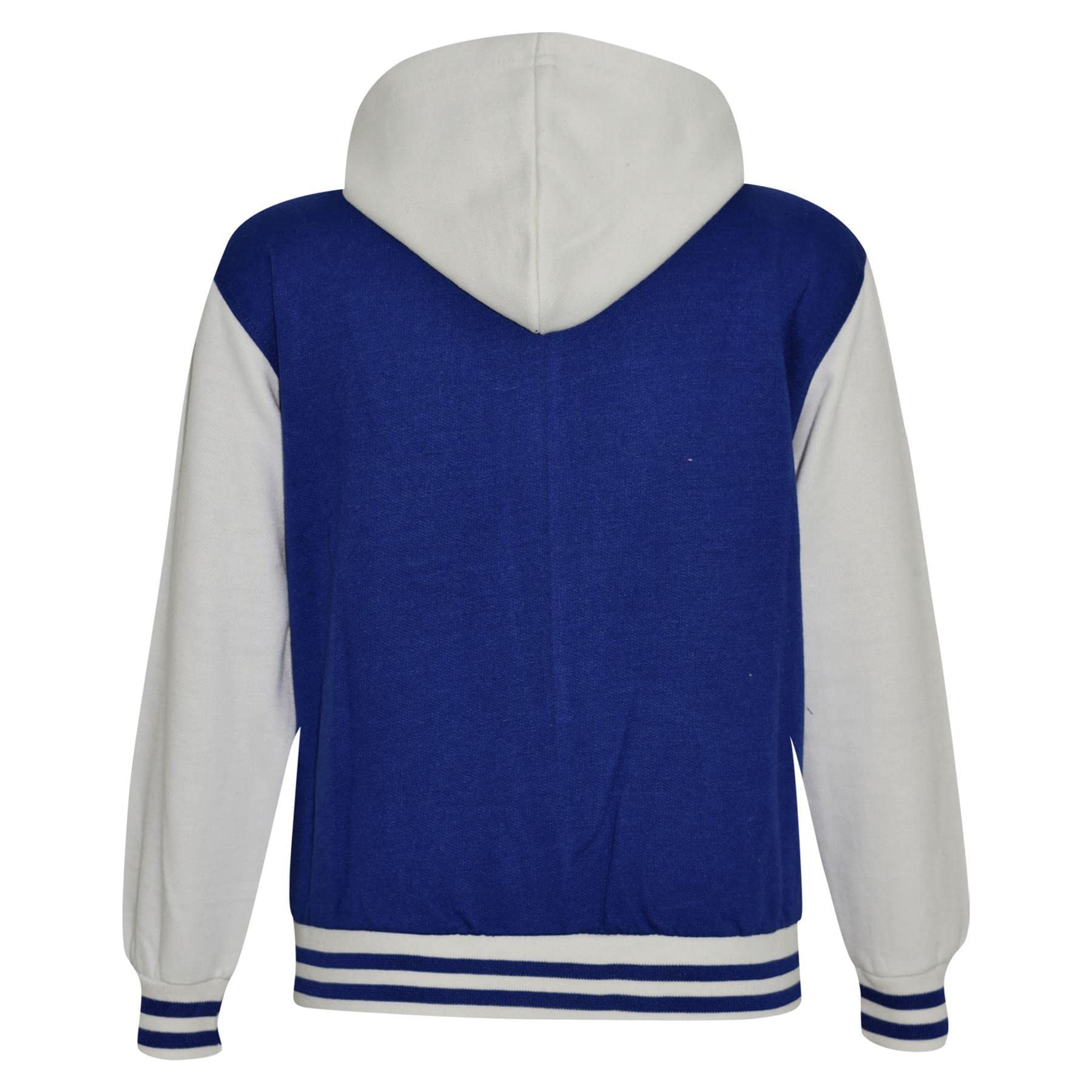 Fashion Fox Baseball Tracksuit Set - Royal Blue Contrast Jacket & Joggers (Size 9-10) | Comfortable BB Hoodie for Sports & Casual Wear