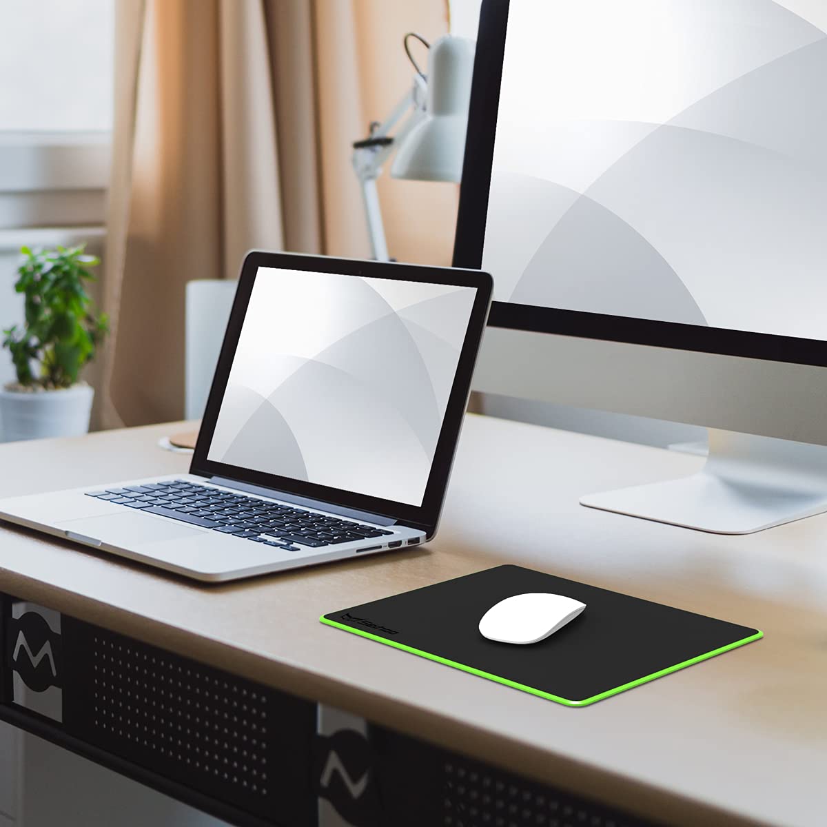 Premium Esports Hard Mouse Pad - Ultra Smooth Plastic Resin Surface, Waterproof & Odorless - Fast & Precise Control for Gaming & Office Use - Perfect for PC, Laptop, Workstation & Competitive Gaming