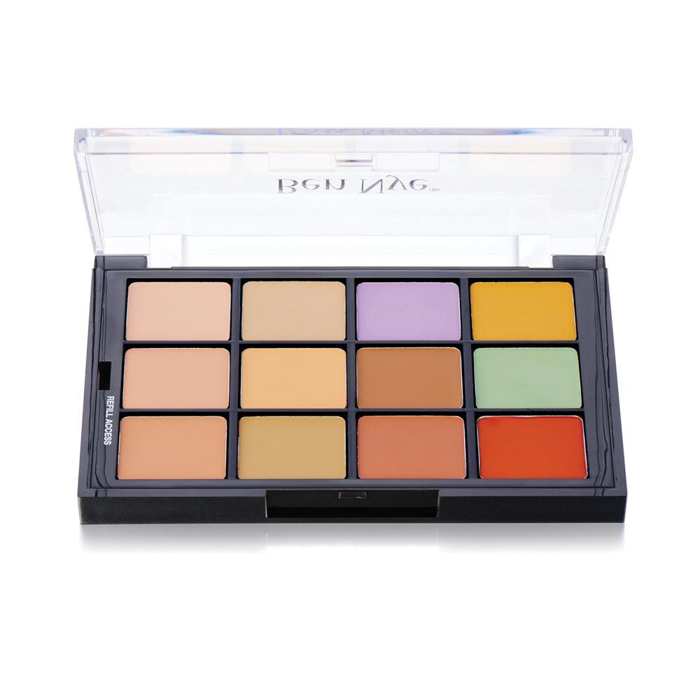 Ben Nye Studio Color Concealers & Adjusters (STP 15) - Professional Makeup for Stage, Film & Photography - Perfect for Theatrical Performances, Cosplay & Special FX Makeup
