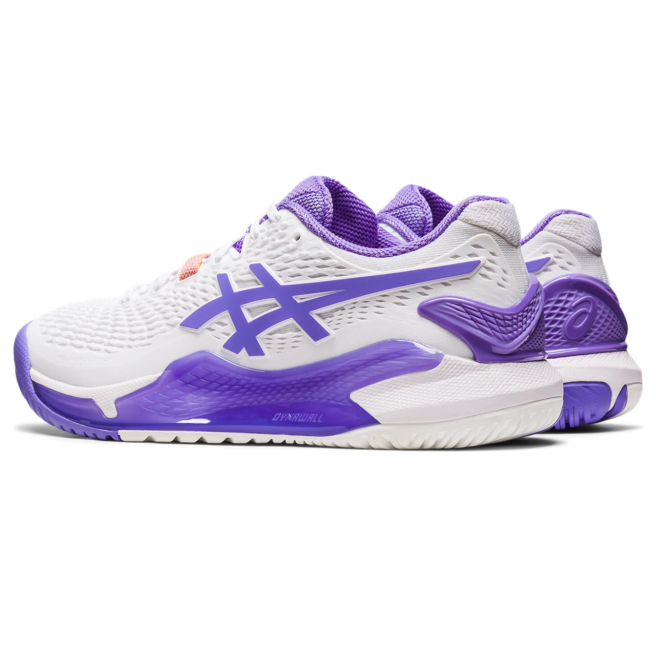 ASICS Gel Resolution 9 Wide Women's Tennis Shoes - White/Amethyst - Premium Court Shoes for Women with Enhanced Support & Cushioning - Perfect for Competitive Tennis Matches & Training Sessions
